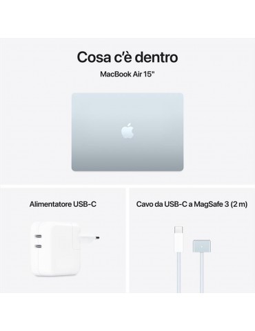 Apple MacBook Air 2025 15" 256GB M4 10C/10G 16GB Celeste MC7A4T/A