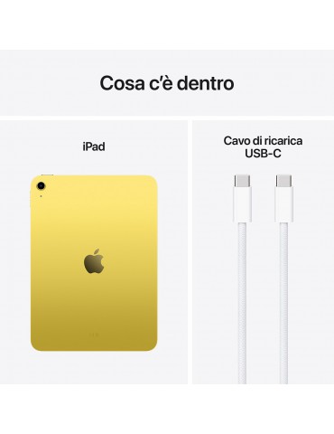 Apple iPad 11" 128GB Wi-Fi Giallo Italia 2025