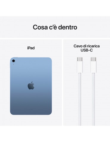 Apple iPad 11" 256GB Wi-Fi Blue Italia 2025