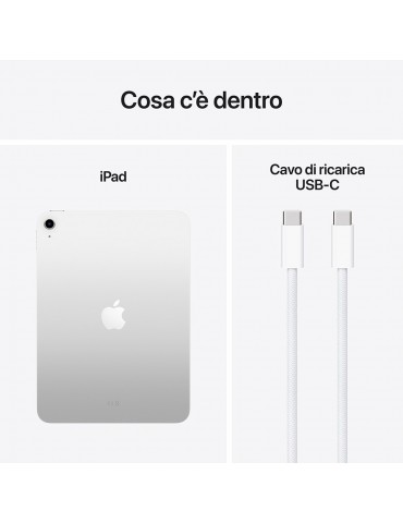 Apple iPad 11" 256GB Wi-Fi Argento Italia 2025