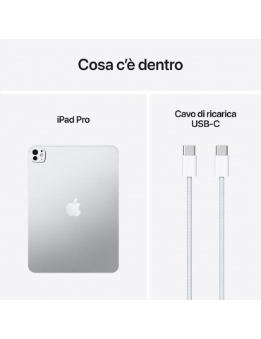 Apple iPad Pro 11" 256GB Wi-Fi Argento Europa 2025