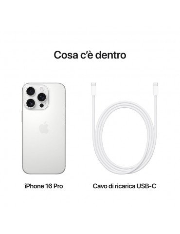 Apple iPhone 16 Pro 512GB Titanio Bianco Europa
