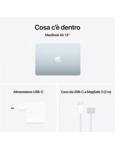 Apple Macbook Air 2025 13" M4 10C/8G 16GB Ram 256GB Celeste MC6T4T/A