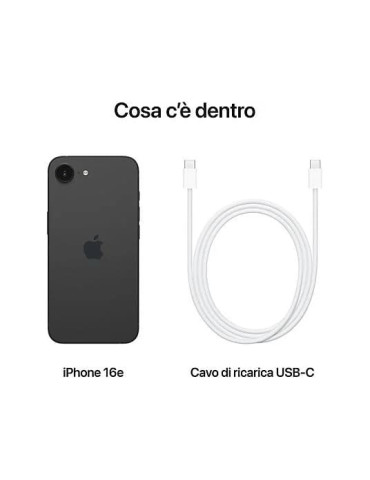 Apple iPhone 16e 256GB Nero Europa