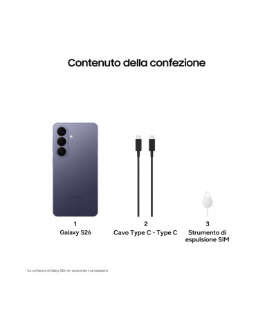 Samsung Galaxy S26 256GB Viola 5G Dual Sim 12GB Europa