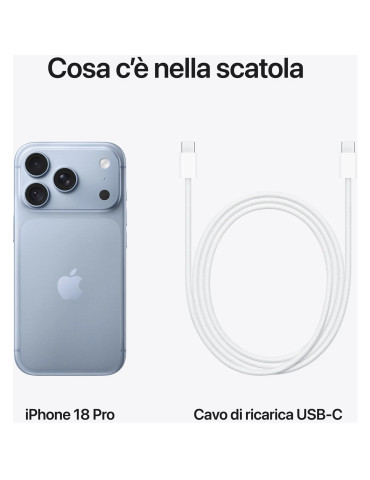 Apple iPhone 18 Pro 512GB Ghiacciaio Europa